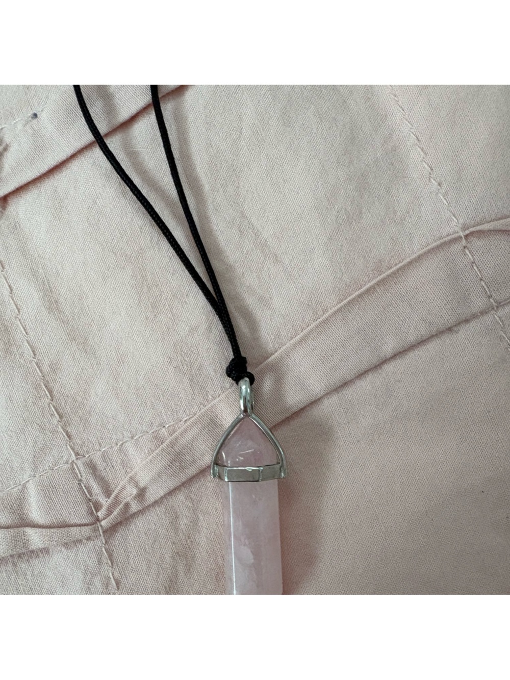 real stone necklace 💕
